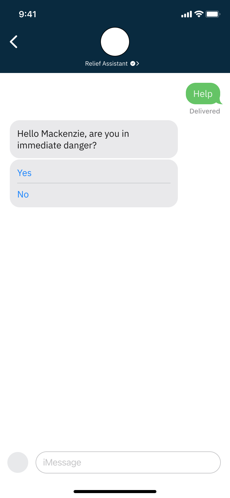 DR Assistant — screen 2